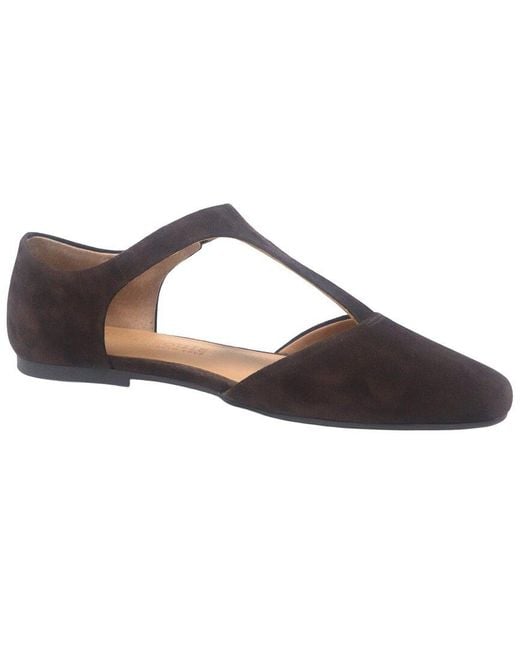 Gentle Souls Brown Wyatt Suede Flat