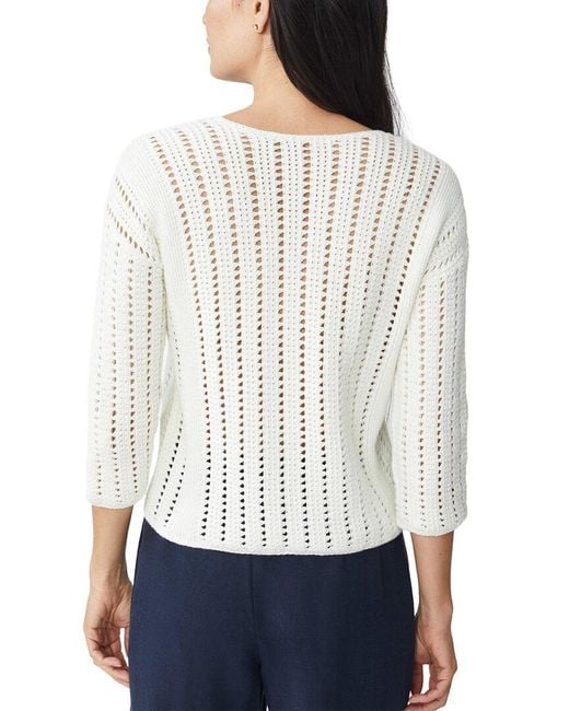 J.McLaughlin White Keira Sweater