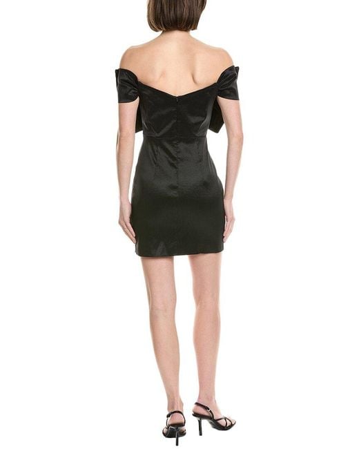 Bardot Black Mini Bow Dress