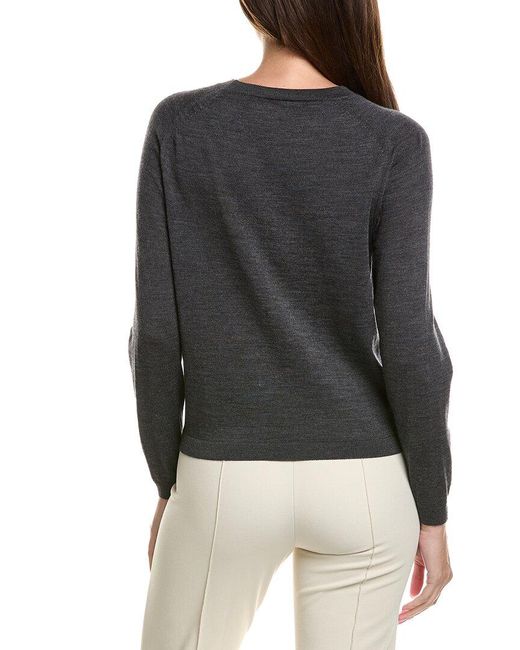 Max Mara Gray Mm By Paco Wool Cardigan