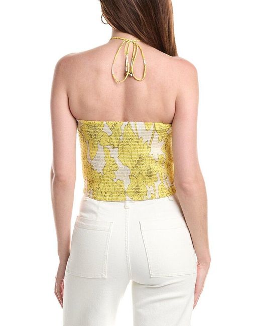 FLORA BEA NYC Yellow Brigitte Top
