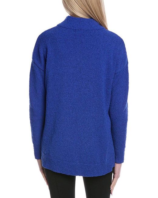 Fate Blue Mock Neck Sweater