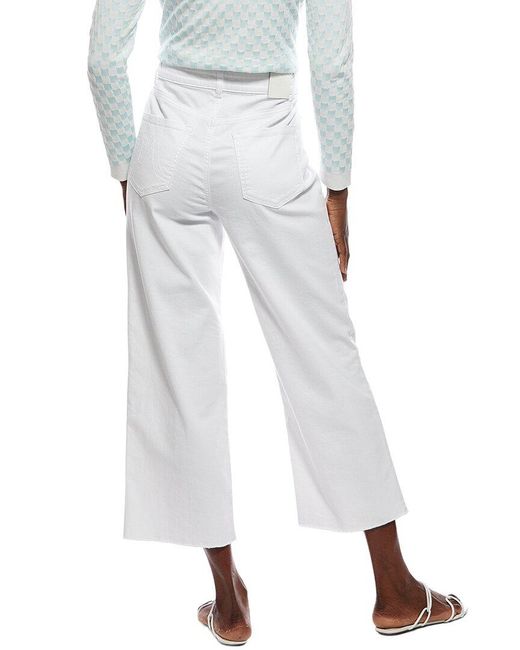 Marc Cain White Straight Crop Jean