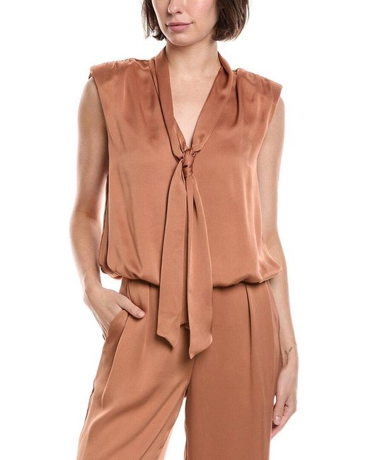 Ramy Brook Brown Winnet Shirt