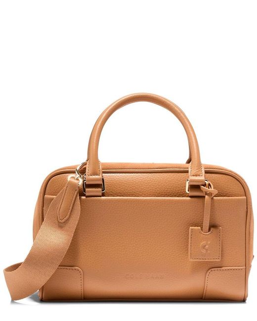 Cole Haan Brown Beverly Leather Satchel