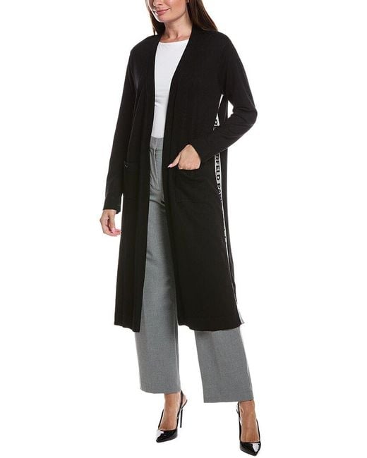 Karl Lagerfeld Black Logo Midi Dress
