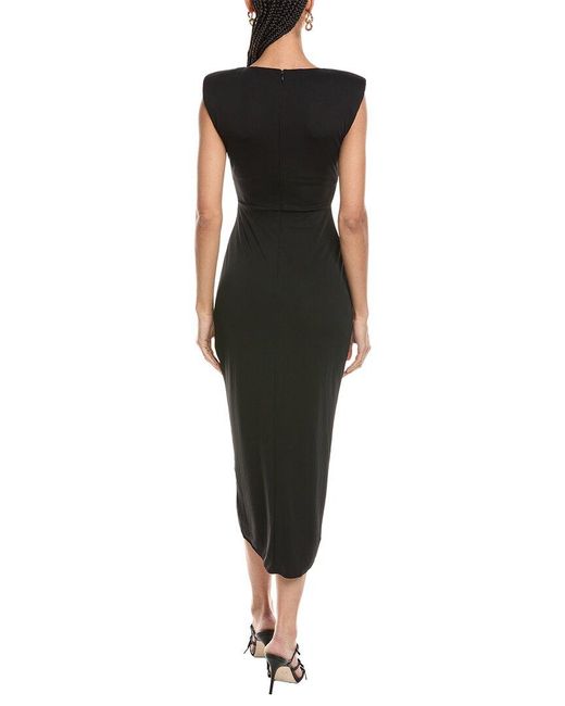 Cinq À Sept Black Jed Midi Dress