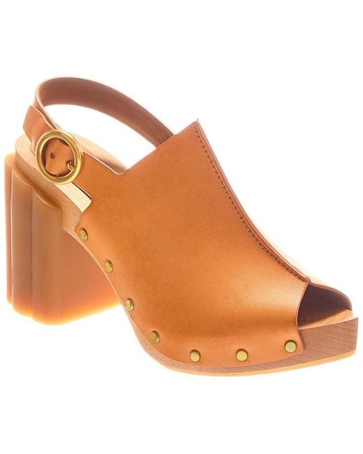Stella McCartney Brown Platform Sandal