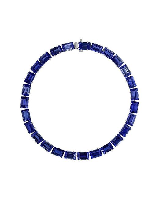 Effy Fine Jewelry Blue 14K 23.09 Ct. Tw. Lab Sapphire Bracelet