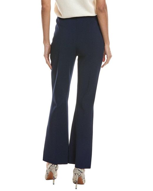Theory Blue Crop Flare Pant