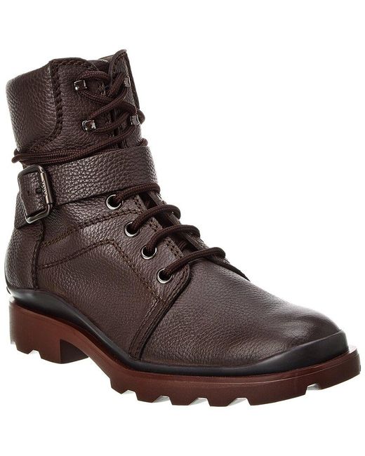 Tod's Brown Leather Boot for men