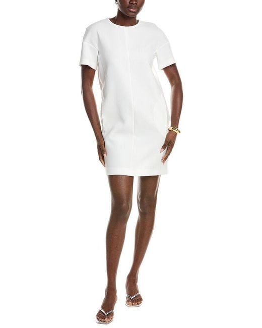 Max Mara White Studio Shift Dress