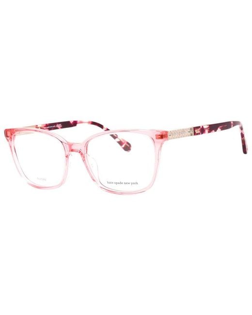 Kate Spade Pink Davina 54Mm Optical Frames