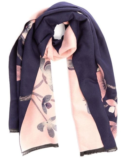 Saachi Blue Reversible Scarf