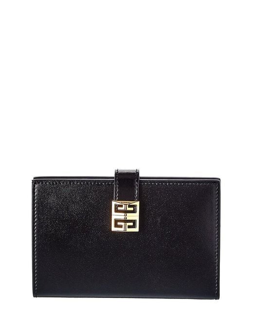 Givenchy 4g Leather French Wallet in Black Lyst
