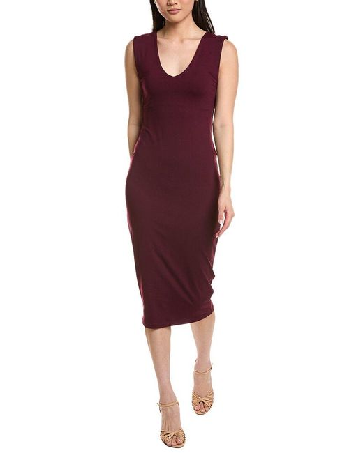 Susana Monaco Red V Front V Back Tank Dress