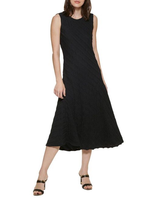 DKNY Black Maxi Dress