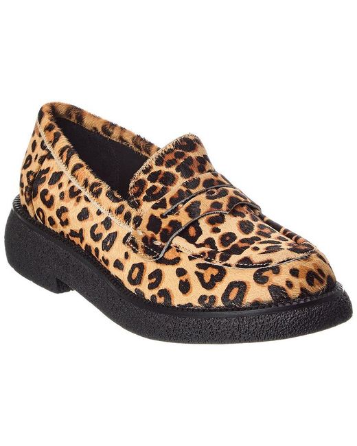 The Flexx Brown Adenike Haircalf Loafer