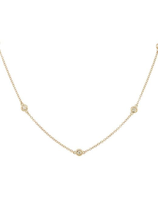 Sabrina Designs Natural 14k 0.37 Ct. Tw. Diamond By The Yard Necklace