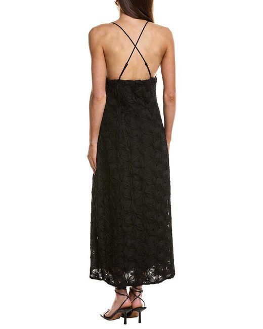 Endless Rose Black Lace Spaghetti Strap Maxi Dress