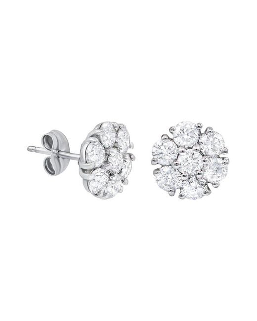 Diana M Metallic Fine Jewelry 18k 4.50 Ct. Tw. Diamond Earrings