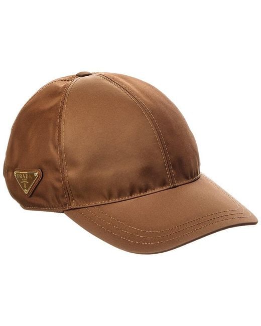 Prada Brown Baseball Cap