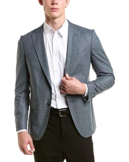 Boss Blue Hutson Wool-Blend Blazer for men