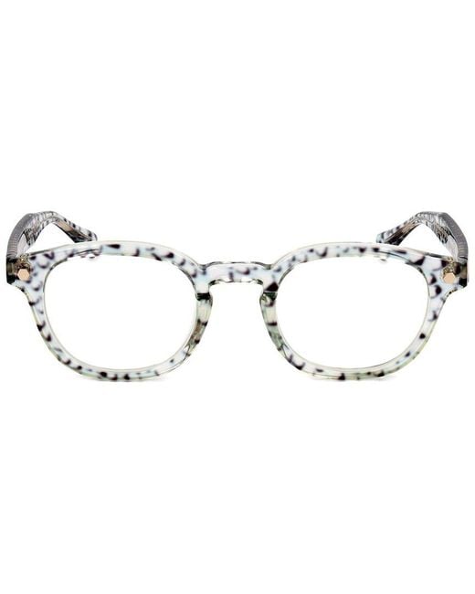 Linda Farrow Metallic Matthew Williamson By Linda Farrow Mw119 49Mm Optical Frames