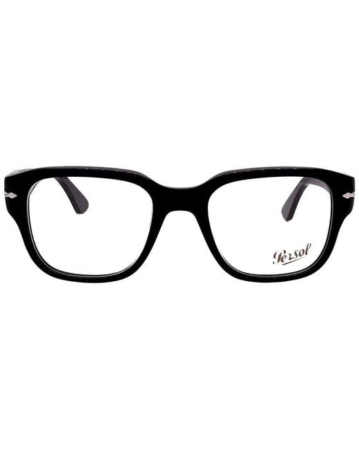 Persol Black Po3374V 51Mm Optical Frames for men