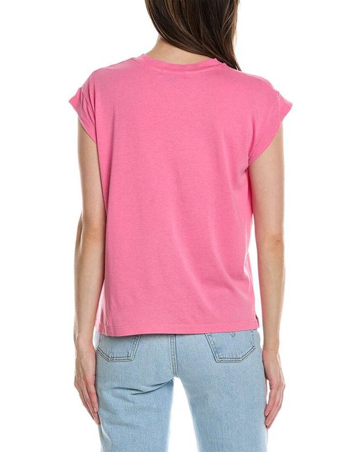 Wildfox Red Helena Muscle T-shirt