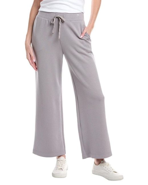 Tommy Bahama Gray Palm Voyage Wide Leg Ankle Pant