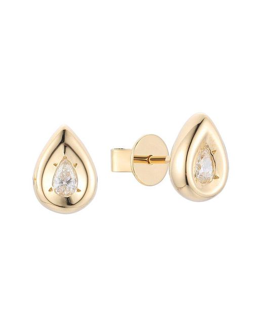 Gregg Ruth Metallic 14K 0.16 Ct. Tw. Diamond Earring