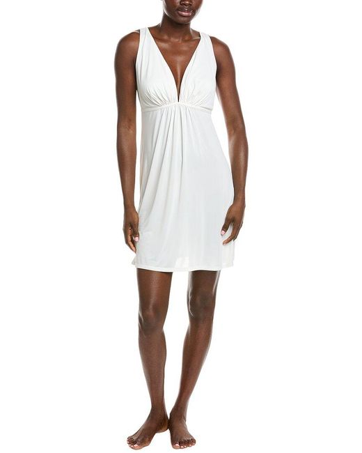 Natori White Aphrodite Chemise