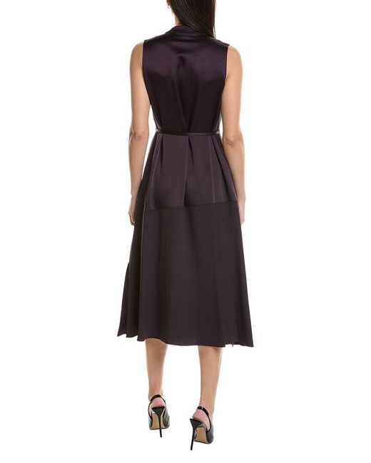 Boss Purple Dimosa Midi Dress