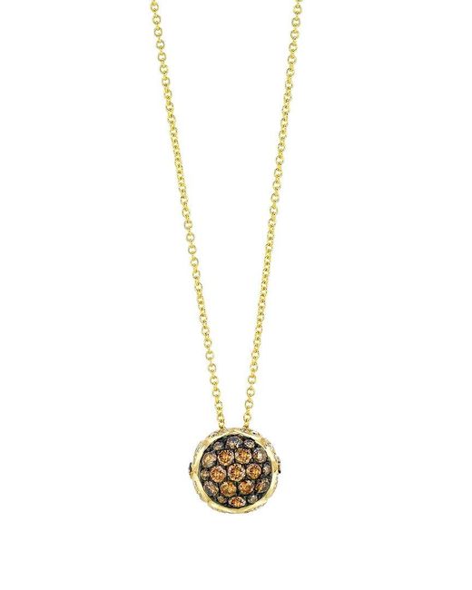 Le Vian Metallic Le Vian 14K 0.03 Ct. Tw. Diamond Pendant Necklace