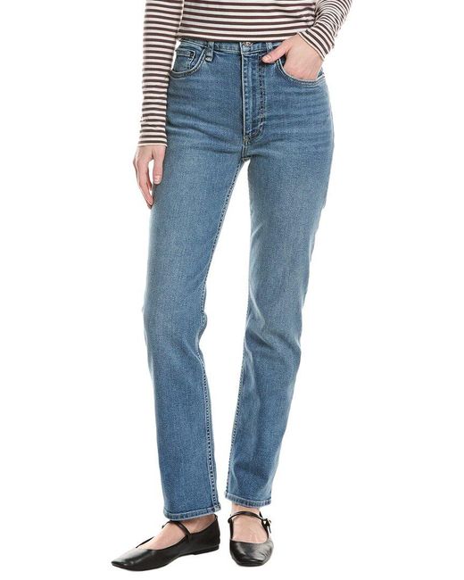 Rag & Bone Blue Flexi Wren Mack Slim Jean