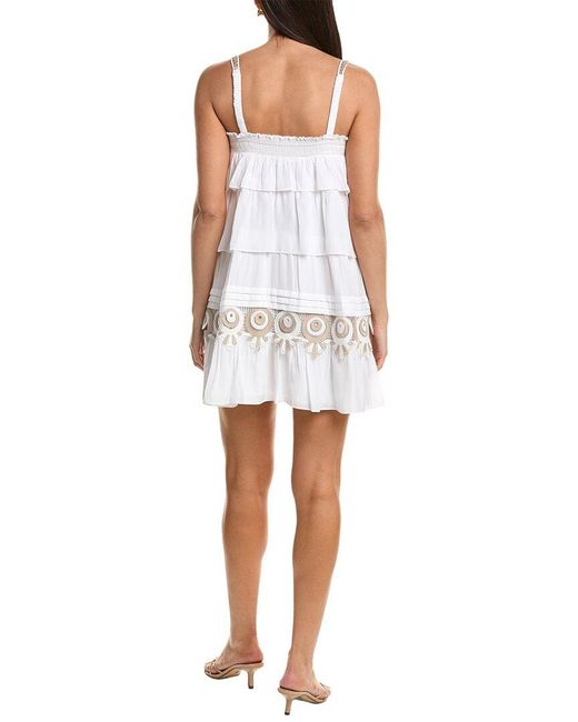Ramy Brook White Anahi Mini Dress