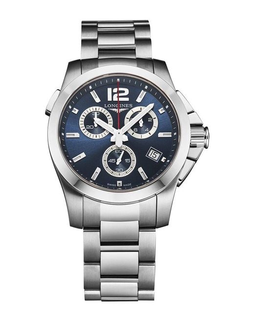 Longines Gray Conquest Watch for men