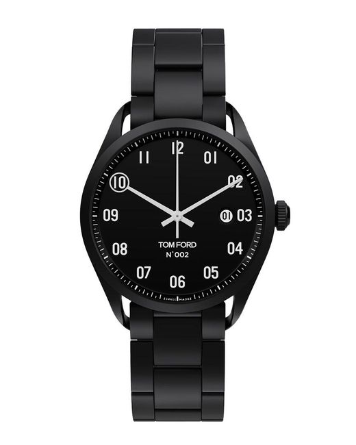 Tom Ford Black Unisex 002 Auto Watch for men