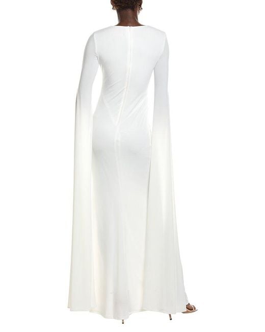 Issue New York White Solid Gown
