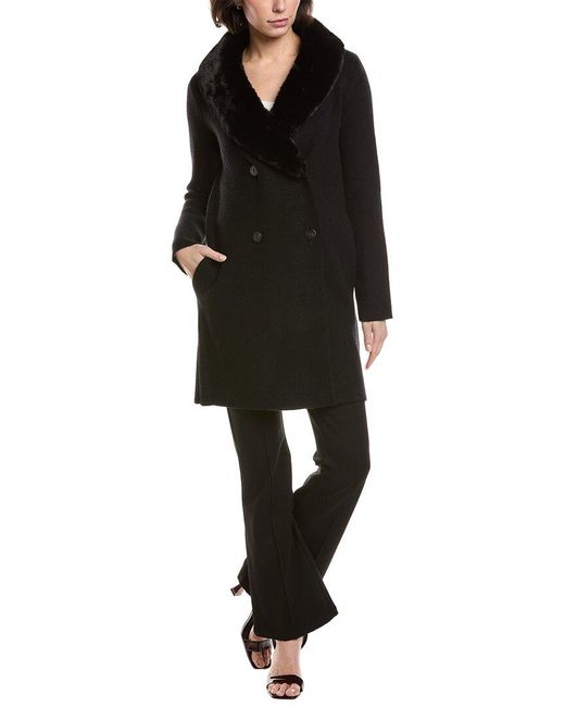 Tahari Black Stitched Jacket