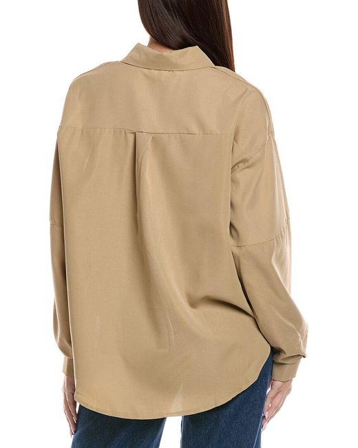 Madison Miles Natural Button Shirt