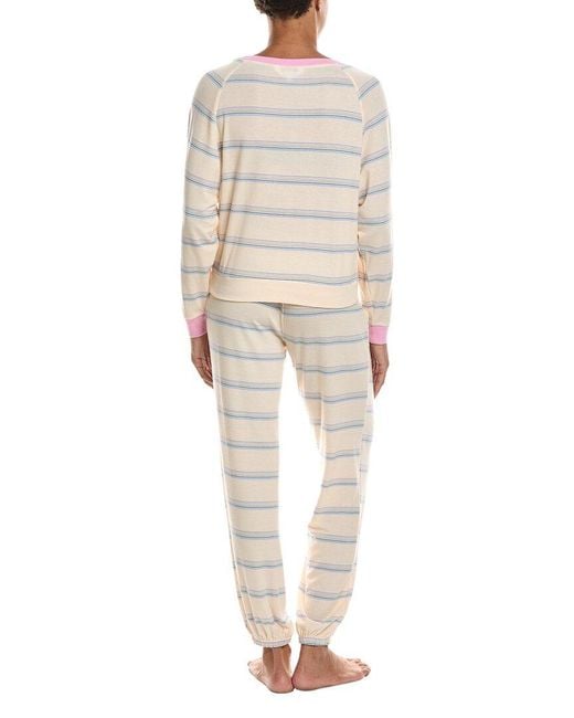 Honeydew Intimates Natural 2Pc Star Seeker Brushed Jersey Lounge Set
