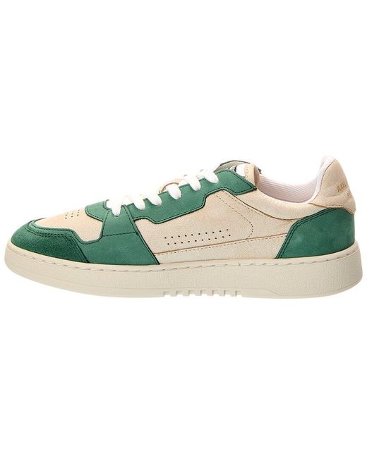 Axel Arigato Green Dice Lo Suede & Leather Sneaker for men