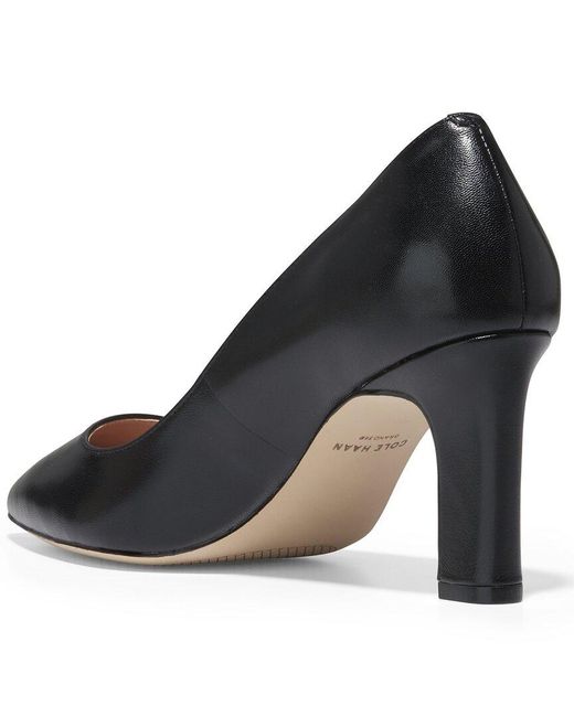 Cole Haan Black Mylah Leather Pump