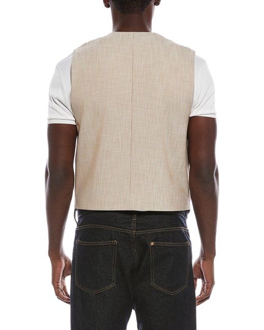 Jonathan Simkhai White George Vest for men