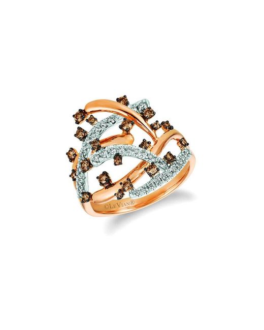 Le Vian White 14K Rose 0.53 Ct. Tw. Diamond Ring