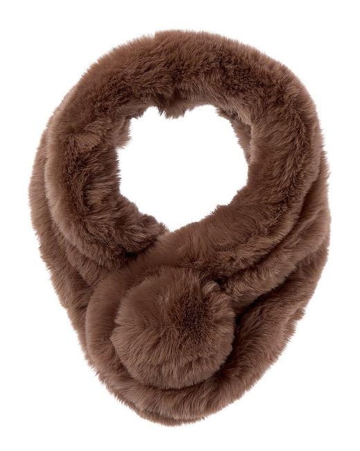 Surell Brown Pull-Thru Scarf
