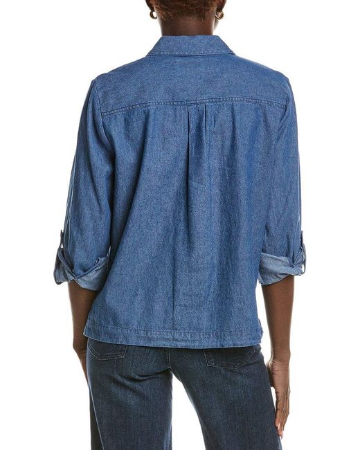 Jones New York Blue Button Down Shirt