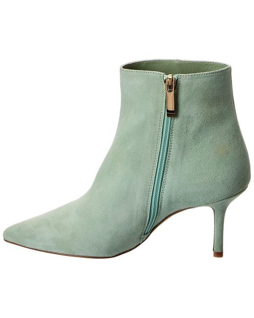 L'Agence Green Aimee Suede Bootie